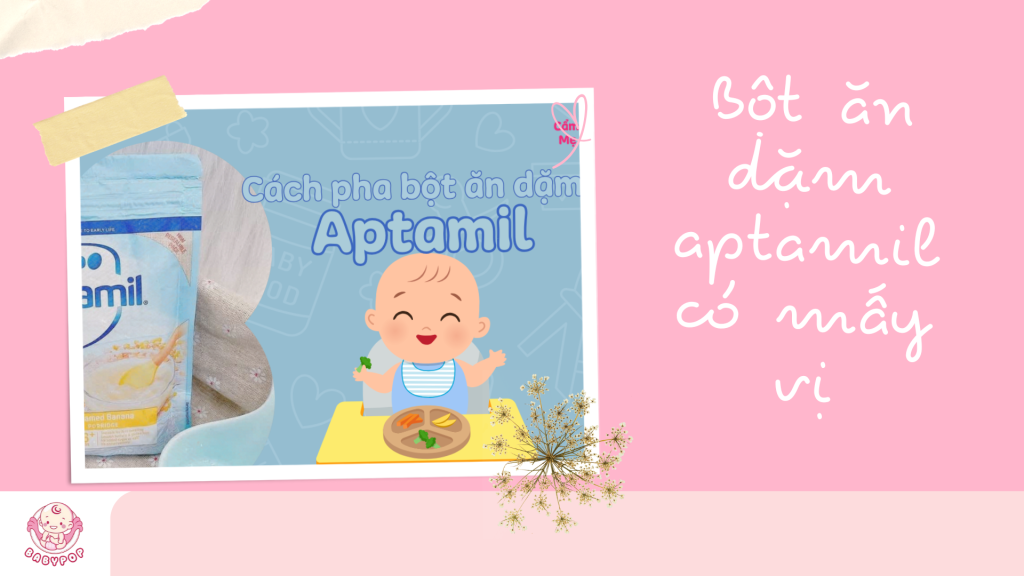 Ảnh đại diện Bột ăn dặm aptamil có mấy vị